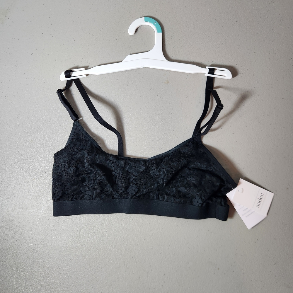 Auden Black Lace Bralette NWT